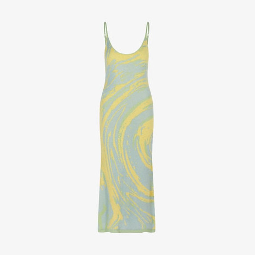 NWT House of Sunny Cypress Hockney midi dress size UK 8 / US 4 / EU 36